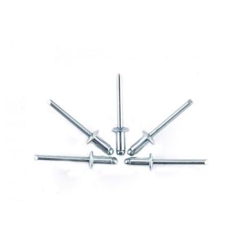 6.4mm Steel/Steel Dome head open end blind rivets