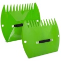 Garden-Yard Leaf Scoops,Plastic Scoop Grass,Hand Leaf Rakes and Leaf Collector for Garden Rubbish Great Tool Set of 2
