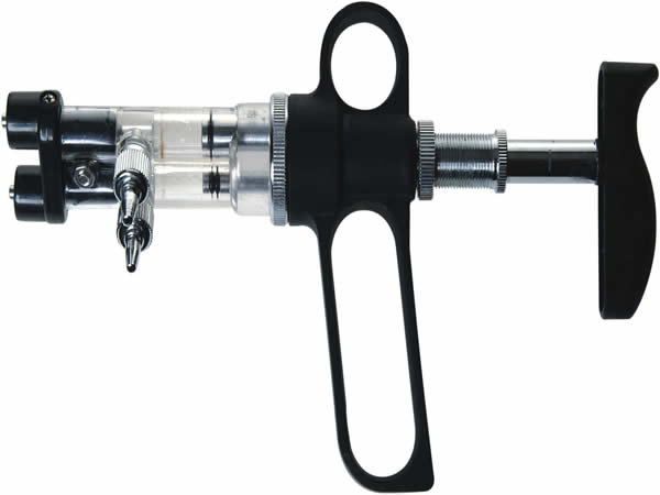 Double-barreled Continuous Syringe