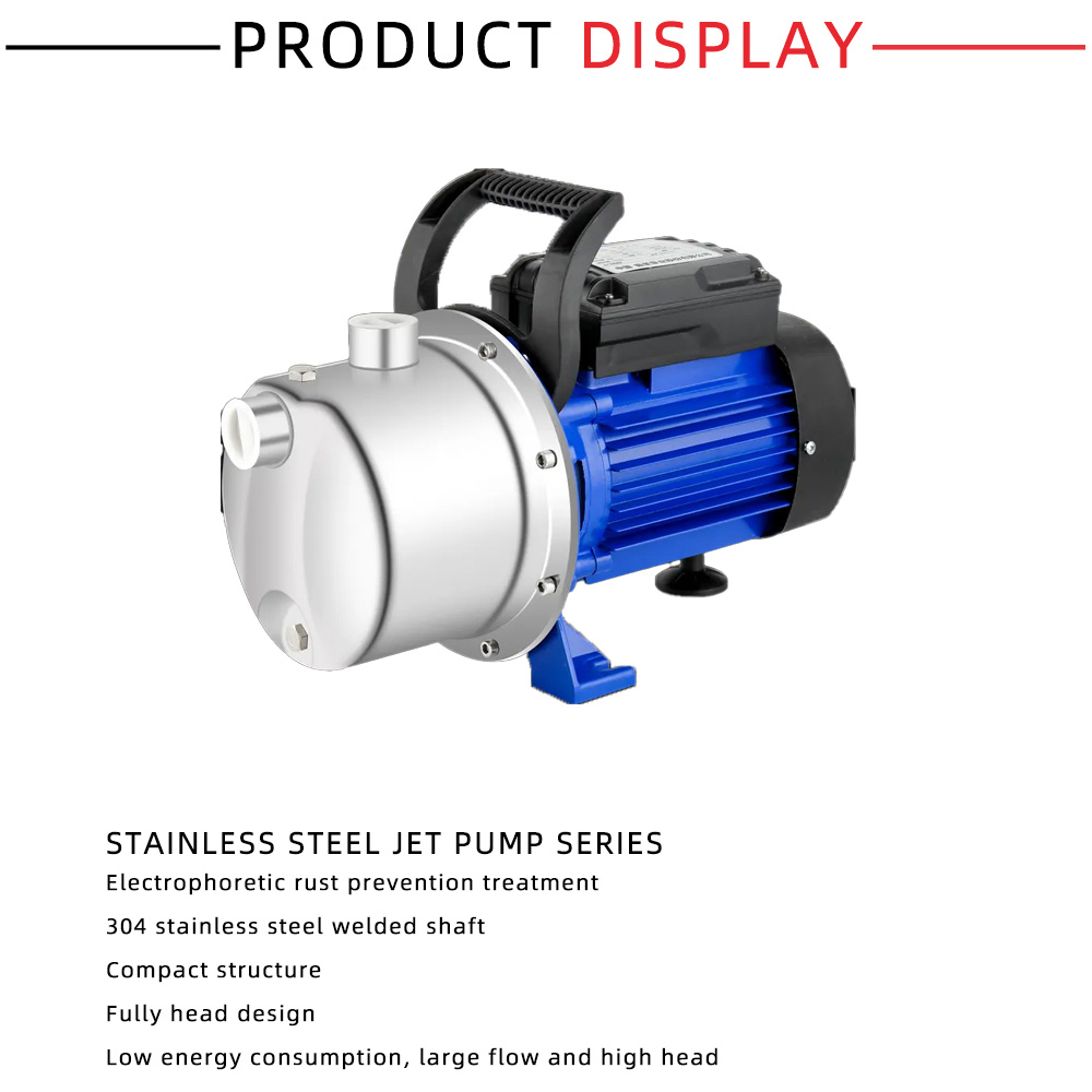 Portable Stainless Steel JET Water Pump for Irrigation X