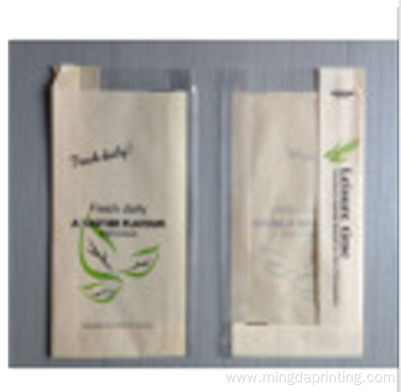 top sale oil proof flat bottom paper bag