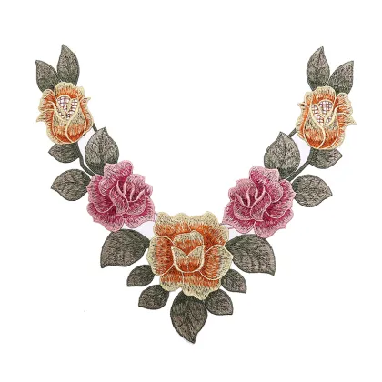 Flower Floral Lace Embroidery Applique Sewing