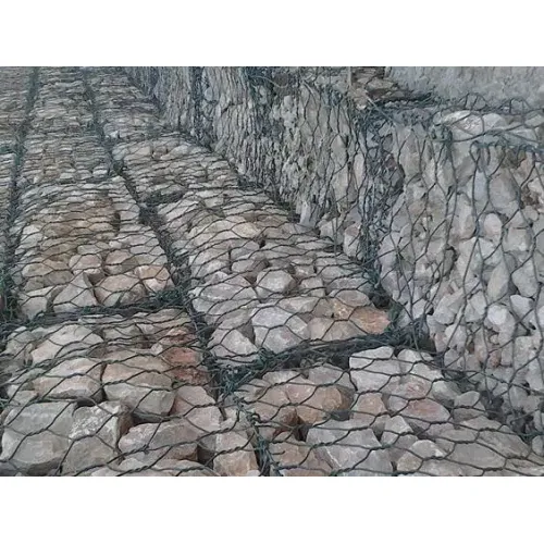 Caixa de gabion hexagonal para gaiola de malha de arame de pedra