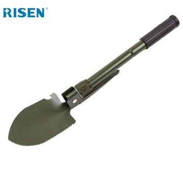 Top Jual Kualitas Tinggi Tentara Berkemah Mendaki Kelangsungan Hidup kamuflase Sekop Lipat Multi-Fungsi Dengan Kompas
