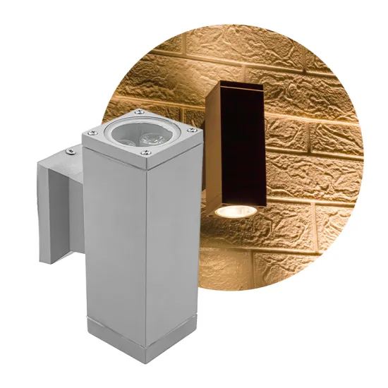 Aluminum Waterproof Grey Square Outdoor LED Wall Light
