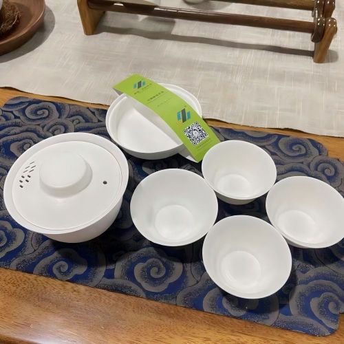 Taza de té pulpa de papel moldeado de alta calidad desechable