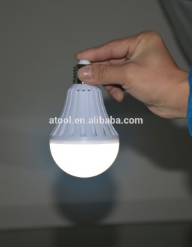 7w ,9w rechargeable led intelligent emergency bulb with battery