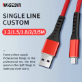 3A fast charging Data Speed Plastic Braided cable