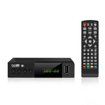 HD 1080P DVB-T2/DVB-T Digital Terrestrial TV Receiver Set Top Box with WiFi and H.264 Support for Free To Air Channels