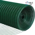 Malla de alambre soldado galvanizado con recubrimiento de color verde PVC