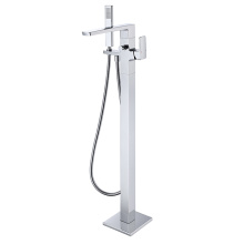 free standing tub filler Stand Alone Freestanding Tub Filler With Hand Shower Supplier