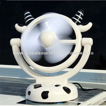 Customized promotional cute shaped new design USB table fan