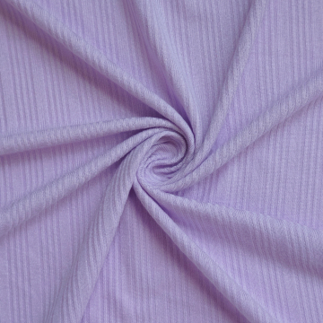Tela de costilla de mimado de humedad-absorbente 95% rayón 5% spandex 180gsm para mujer ropa