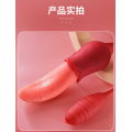 Vibrador de língua G Spot Vibradores Estimulador de mamilo clitoriano