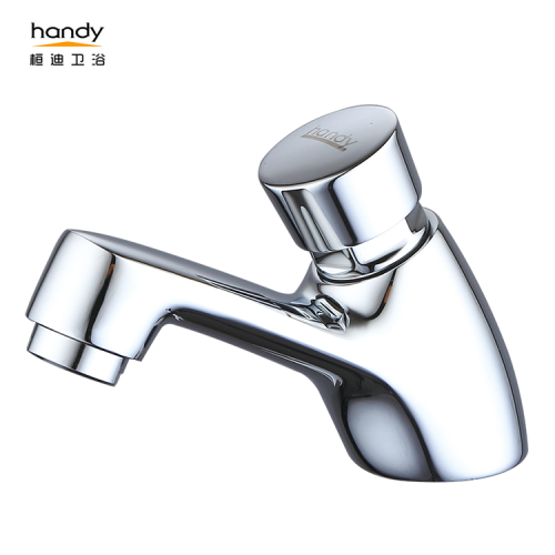 Hand-pressed delay self-closing Wash Basin Cold Tap