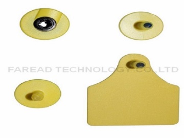 TPU 134.2KHZ HDX electronic Animal ear tag tracking with ICAR number