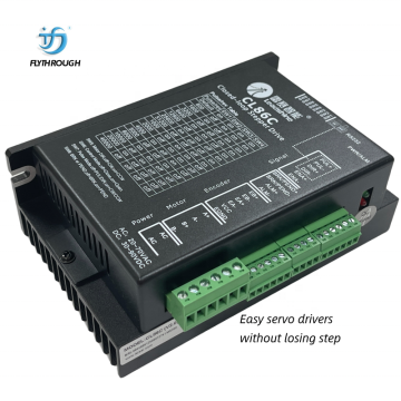 Flythrough Hybrid: Controlador de motor de paso de circuito cerrado NEMA NEMA 34 CL86C