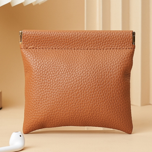PU Leather Automatic Closing Jewelry Pouch for Travel
