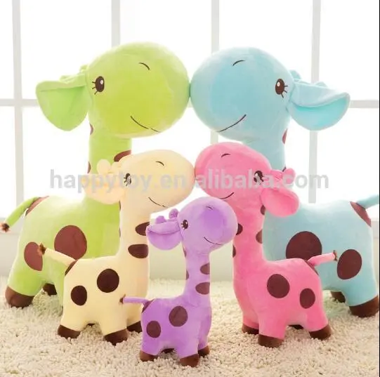 Giraffe soft toy animal stuffed doll baby child girls christmas birthday happy colorful gift