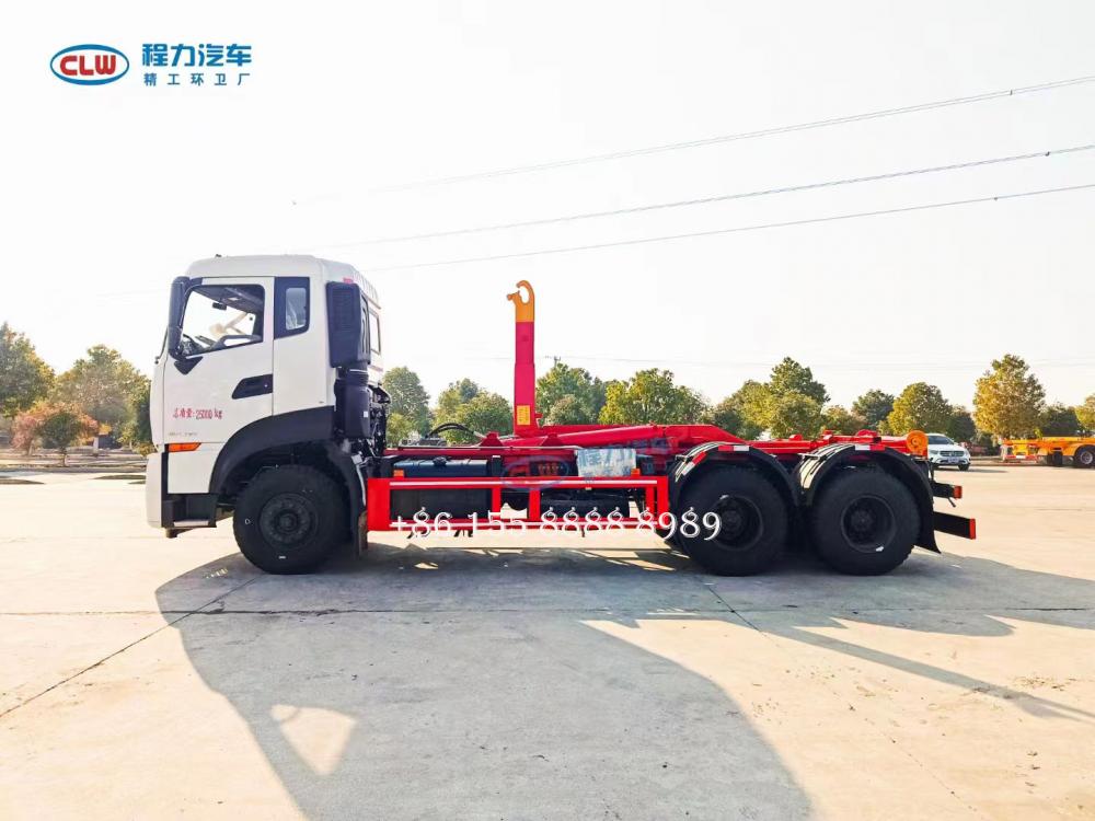 Rear Double Bridge Hook Arm Garbage Truck 7 Jpg