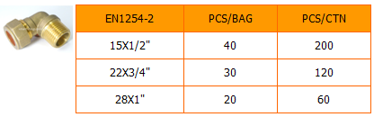 Compression Male Elbow Fittings