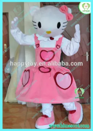 Hot sale Kitty mascot costume/cartoon mascot costumes
