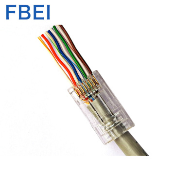 Conector utp EZ Cat6A de 1,2 mm