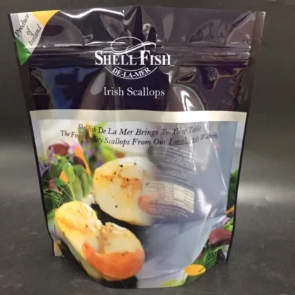 Stand Up Cooked Meat Bag With Zipper