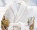 5 estrelas Hotel de luxo Coral do velo roupão de banho de alta qualidade