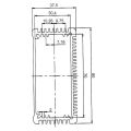 CNC Machining Anodized Aluminum Extrusion Heat Sink Profile