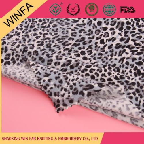 Best selling Made in china Comfortable Knitted print polyester fabric