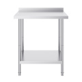 Hotel restaurant stainless steel kitchen table