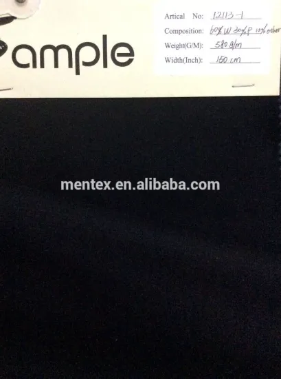 solid black dress fabric