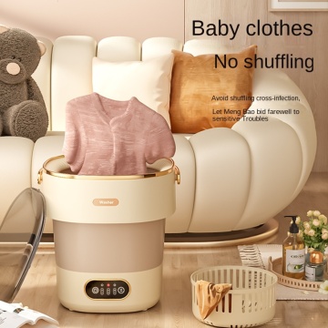 Portable Mini Automatic Washing Machine for Dorms and RVs