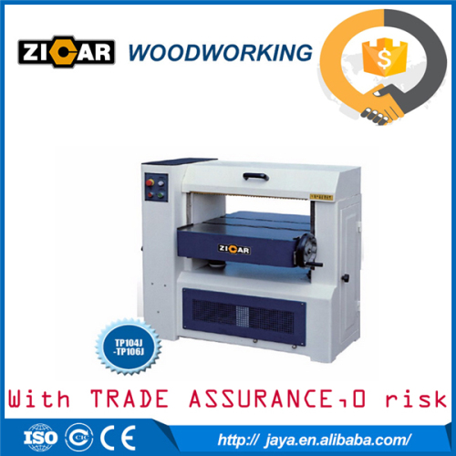 ZICAR low price wood plane/china supplier woodworking planer/TP105G precision wood planer machine