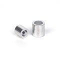 Aluminum oval sleeve joints for wire ropes