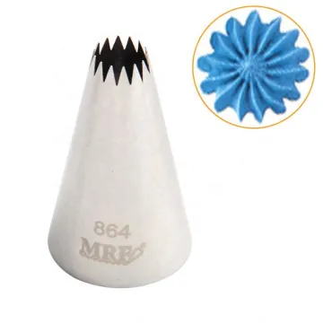 864-Piece Stainless Steel 304 Cake Decorating Piping Tips Nozzle Set for Icing Flowers