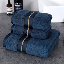 luxury hotel jacquard cotton terry bath towel set