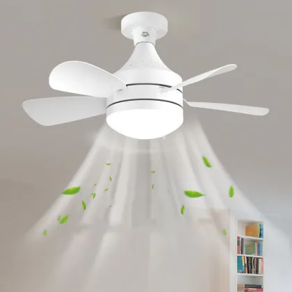 Sunled Ceiling Lamp Fan: Large Airflow, Noiseless LED Ceiling Fan with Light and Remote