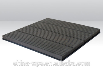 wpc composite plastic interlocking outdoor deck tiles