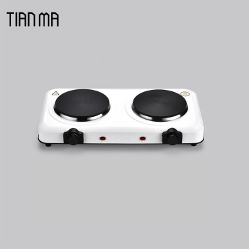 Portable Double Burner Induction Cooker - 2000W Household Induction Cooktop