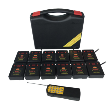 Professional 12 Channel Wireless Fireworks Firing System with Sequential Fire Function