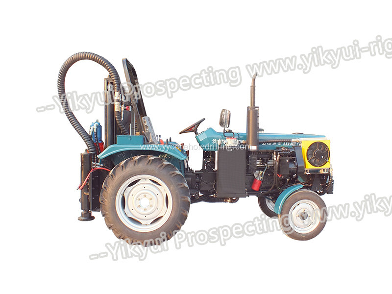 Hitch Mini Trencher Water Well Drilling Rig