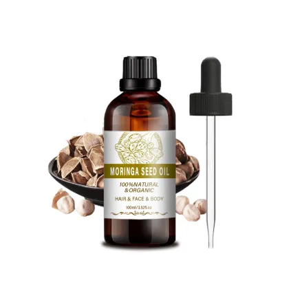 Wholesale bulk natural Moisturizer For Skin Hair Moringa Oil
