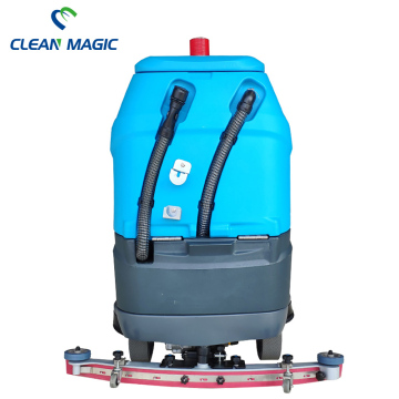 Mall parking lot floor washer