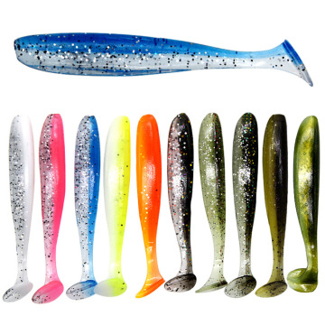 Appâts doux Flash 11 Color - Lye de pêche en silicone