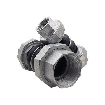 Manufacturer Sale Double-Bellows EPDM Rubber Flexible Joints with Threaded Connections