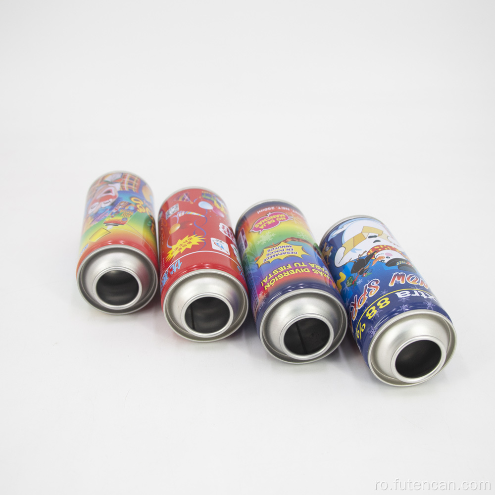 Cutie de aerosoli pentru spray de zăpadă