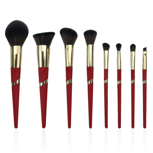 8PC Face and Eye Brush Set