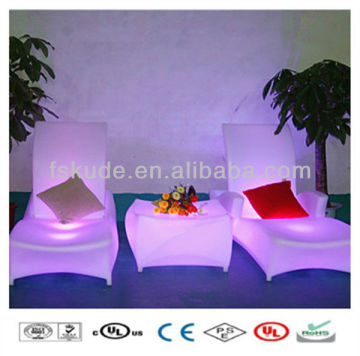 Plastic Popular Illuminous LED Swimming Pool Chair
